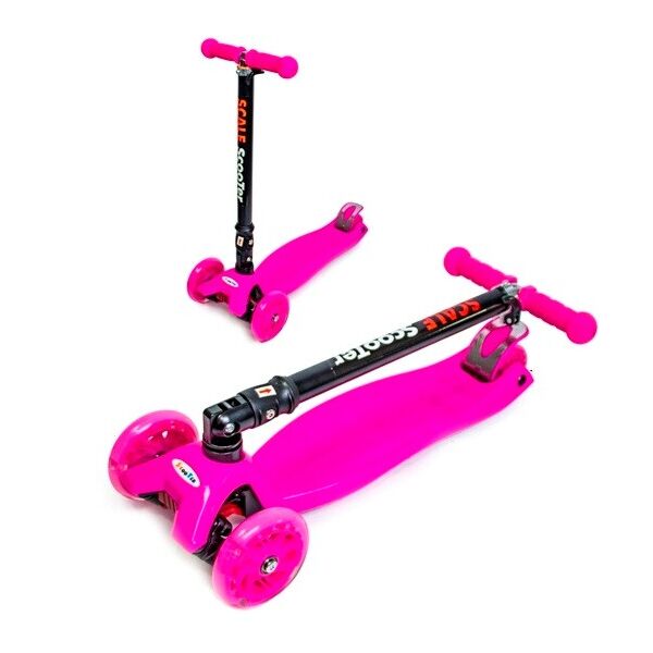 

Детский самокат MAXI Pink Складная ручка