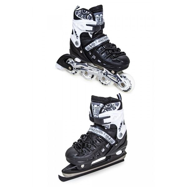 

Ролики-коньки Scale Sport Black (2в1) размер 29-33