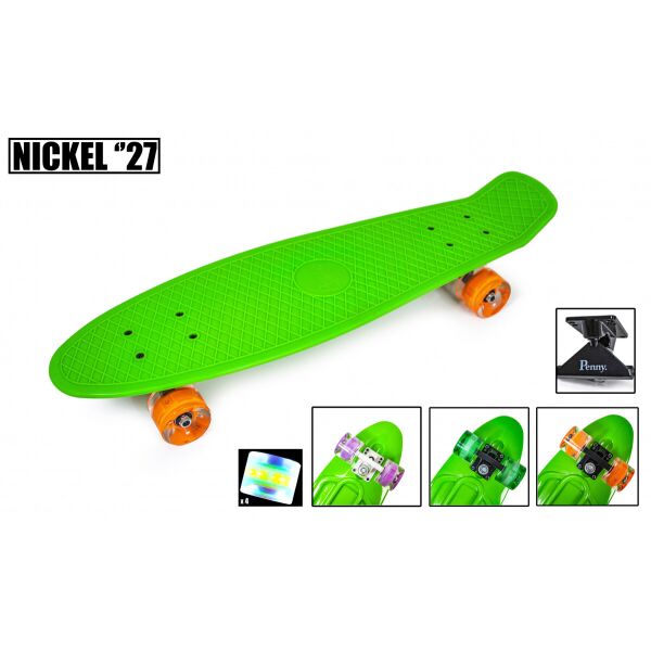 

Пенниборд Penny Scale Nickel 27 " Светящиеся колеса Зеленый