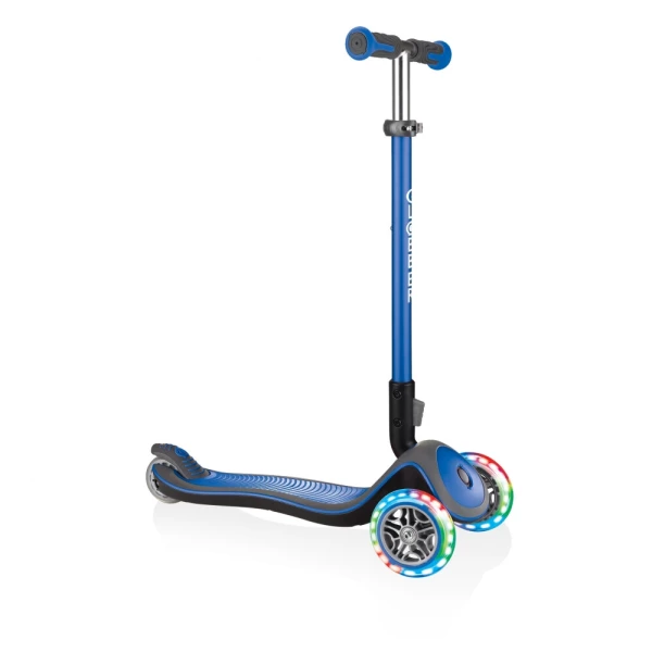 

Самокат Globber Elite Delux My Free Fold Up Lights 444-400 синий (sa-18172)