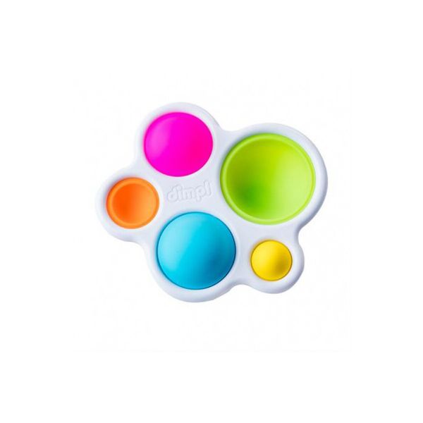 

Погремушка Fat Brain Toys прорезыватель и тактильная игрушка Нажми шар dimpl (F192ML)