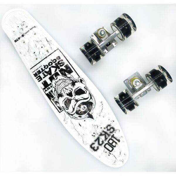 

Пенни борд со светящимися колесами Best Board Скейт борд Череп