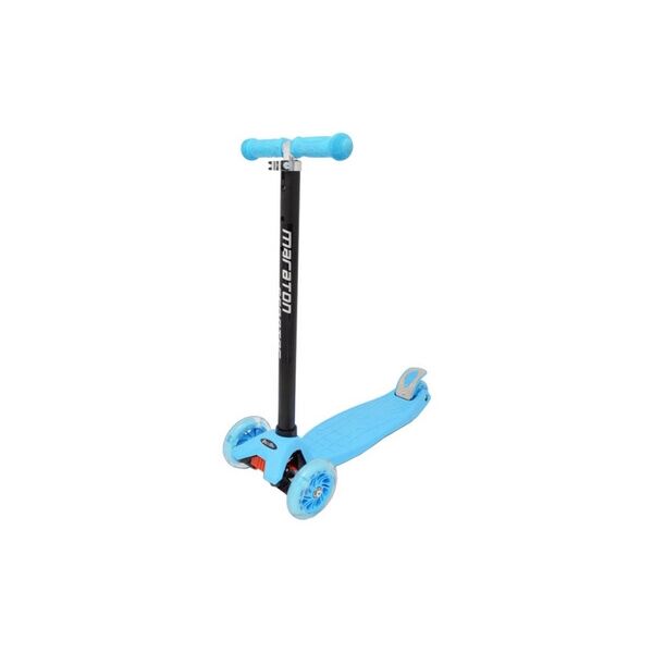 

Детский четырехколесный самокат Best Scooter Maxi голубой (светящиеся колеса)