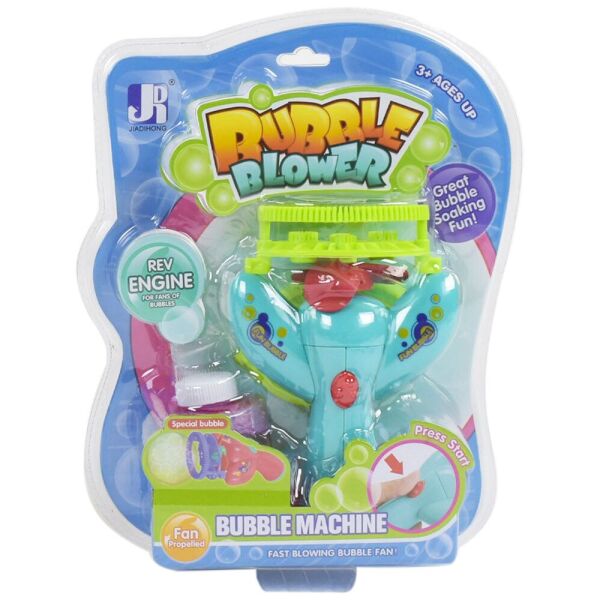 

Пистолет с мыльными пузырями Bubble Blower Голубой на батарейках