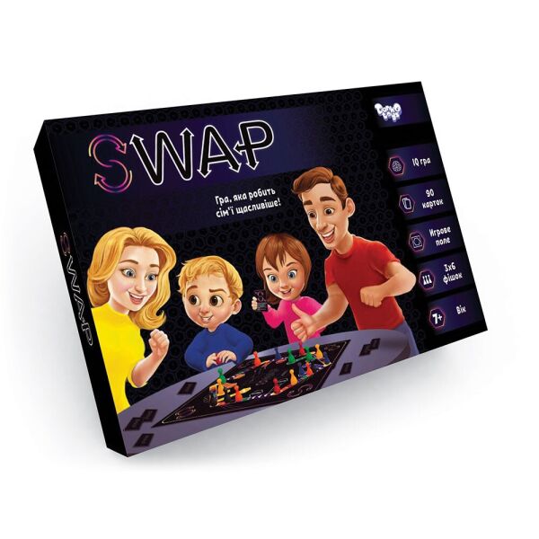 

Игра настольная развлекательная «Swap», украинский(G-Swap-01-01U)