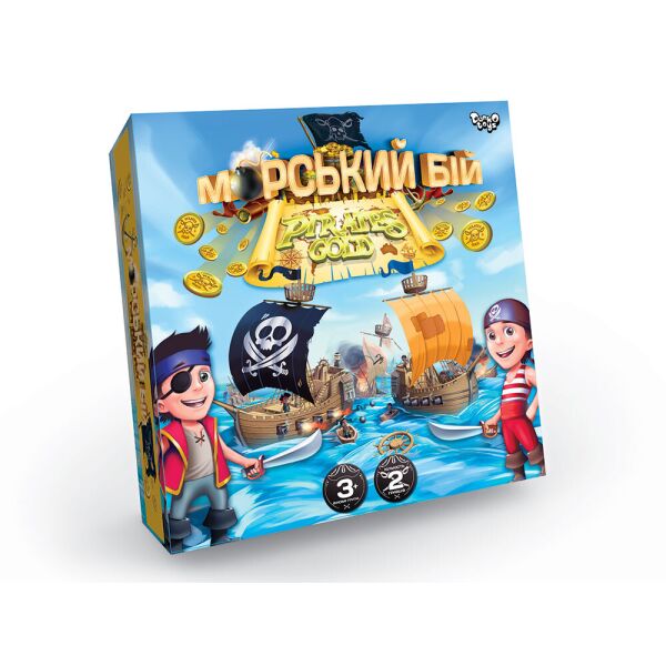 

Настольная игра «Морський бій. Pirates Gold», укр.(G-MB-03U)