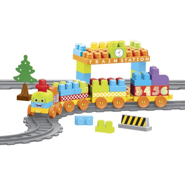 

Конструктор Baby Blocks Мои первые кубики Железная дорога 3,(41480)