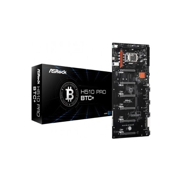 

Материнская плата ASRock H510PROBTC+ (H510 PRO BTC+)