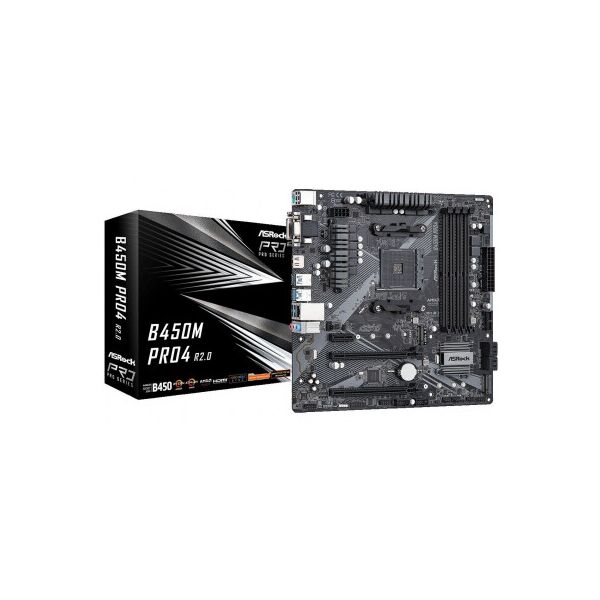 

Материнская плата ASRock B450M PRO4 R2.0