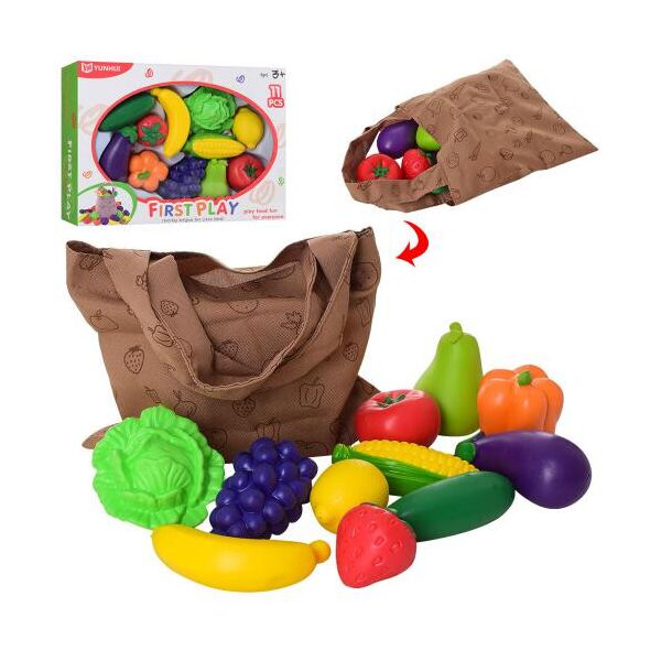 

Продукты овощи, фрукты, 11шт, от 5см, в кор. 30,5*23*10,5см (18шт)