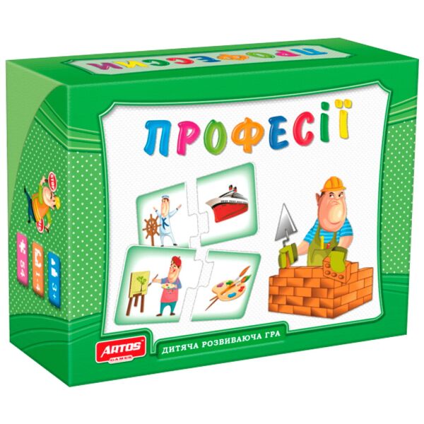 

Игра развивающая "Професії ", в кор. 22*17*8см, ARTOS Games, Украина (10шт)