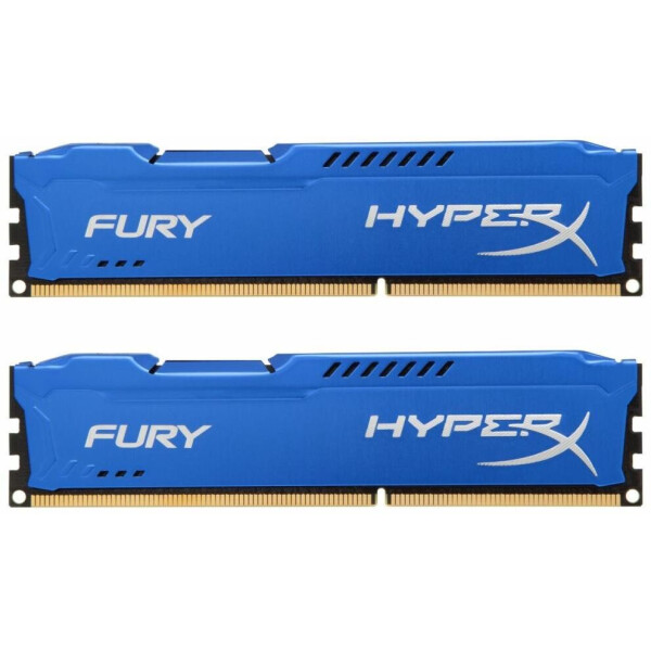 

Оперативная память DDR3 16Gb (2x8GB) 1600 MHz HyperX Fury Fury Blu Kingston (HX316C10FK2/16)