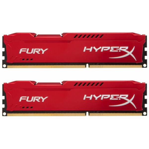 

Оперативная память DDR3 16Gb (2x8GB) 1600 MHz HyperX Fury Red Kingston (HX316C10FRK2/16)