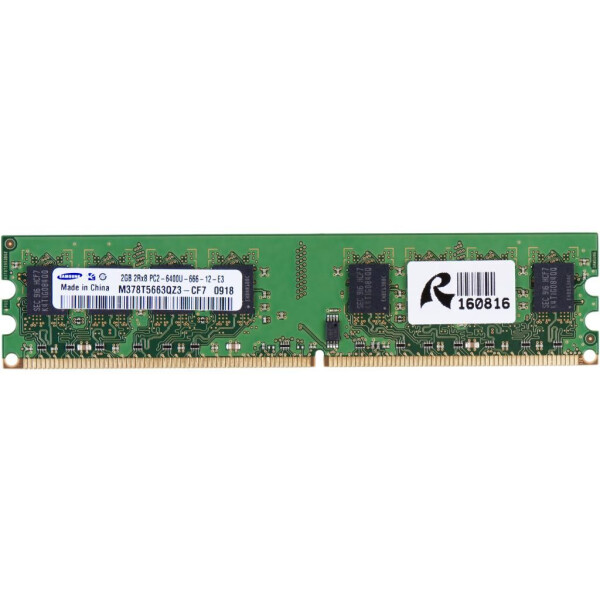 

DDR2 2GB 800 MHz Samsung (M378B5663QZ3-CF7)