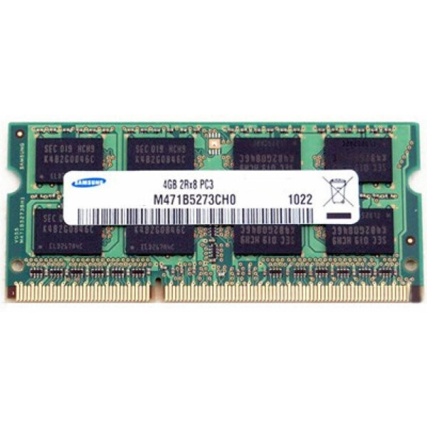 

SoDIMM DDR3 4GB 1600 MHz Samsung (M471B5173QH0-YK0 / M471B5273DM0-CK0)