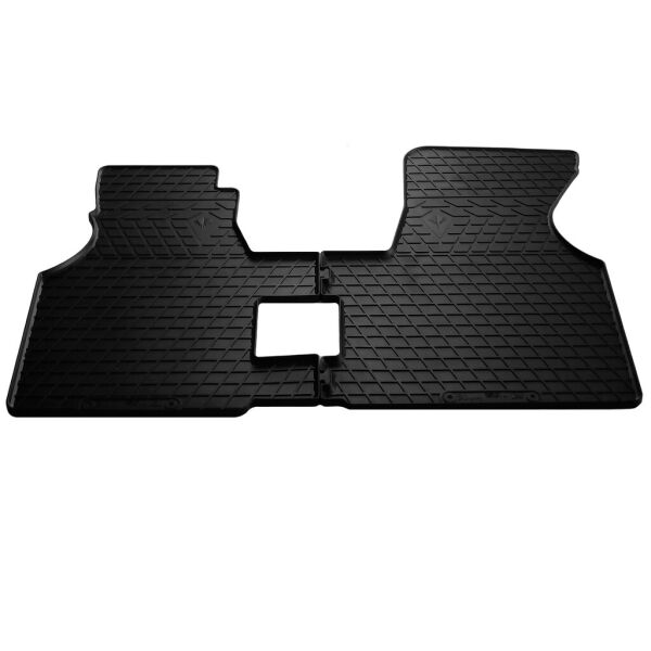 

Резиновые коврики (2 шт, Stingray) Premium - без запаха резины для Volkswagen T4 Caravelle/Multivan