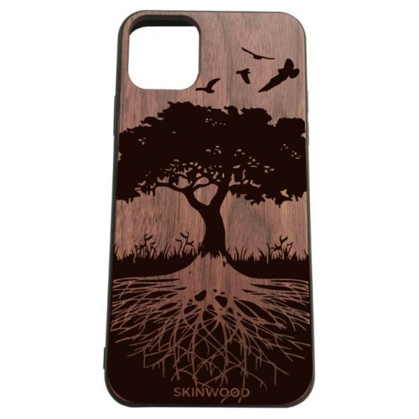 

деревянный SkinWood Американский орех для iPhone 11 Derevo