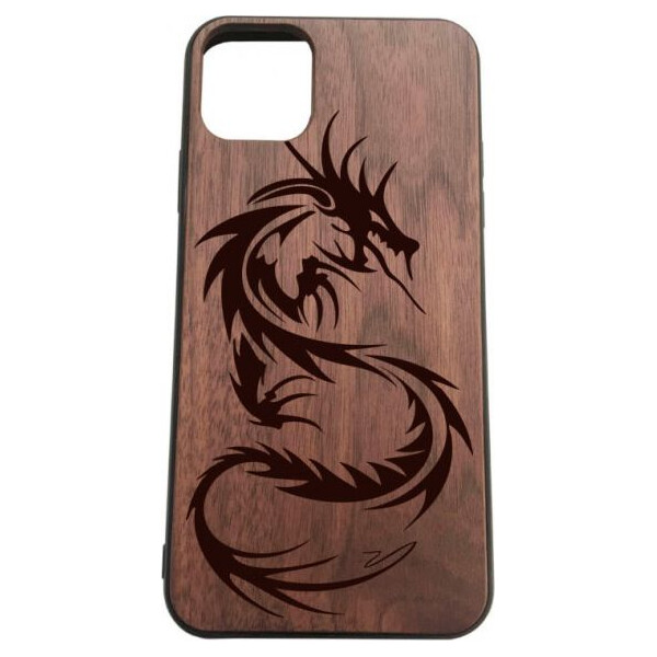 

деревянный SkinWood Американский орех для iPhone 11 Pro Max Drakon