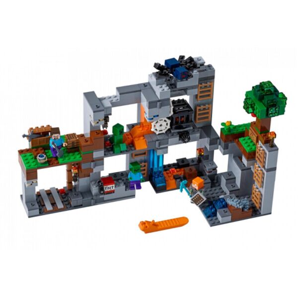 

Блочный конструктор lego minecraft приключения на скалах (21147)