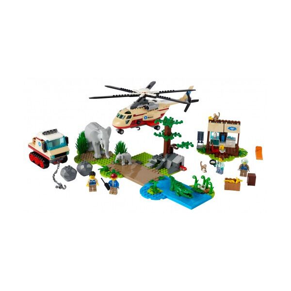 

Блочный конструктор lego city операция по спасению зверей (60302)