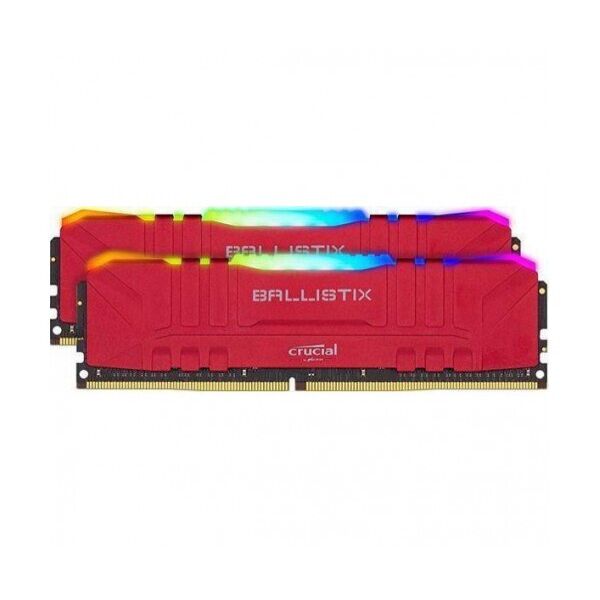 

Оперативная память crucial 16 gb (2x8gb) ddr4 3000 mhz ballistix rgb red (bl2k8g30c15u4rl)