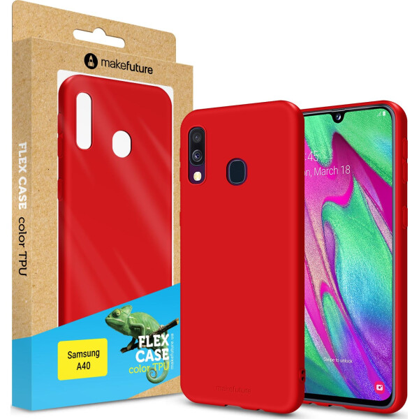 

Кейс MakeFuture Flex Samsung A40 Red