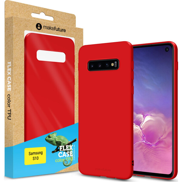 

Кейс MakeFuture Flex Samsung S10 Red