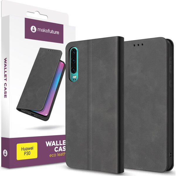 

Чехол-книжка MakeFuture Wallet Case (ECO Leather) Huawei P30 Black