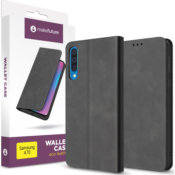 

Чехол-книжка MakeFuture Wallet Case (ECO Leather) Samsung A70 Black