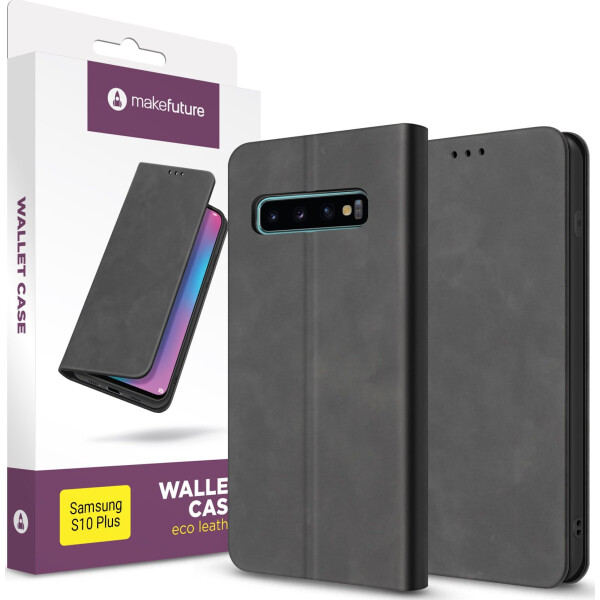 

Чехол-книжка MakeFuture Wallet Case (ECO Leather) Samsung S10 Black