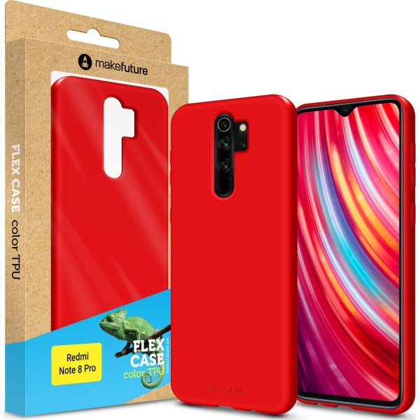

Кейс MakeFuture Flex Xiaomi Redmi Note 8 Pro Red