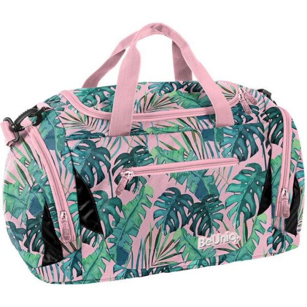 Женская спортивная сумка для фитнес клуба 27L Paso BeUniq Fitness Palms PPLM20-019
