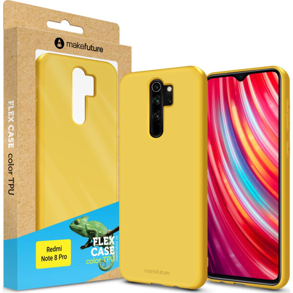 

Кейс MakeFuture Flex Xiaomi Redmi Note 8 Pro Yellow