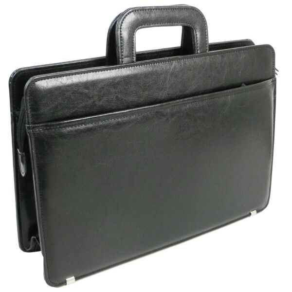 

Портфель, папка для документов из эко кожи JPB TE-38 black черная