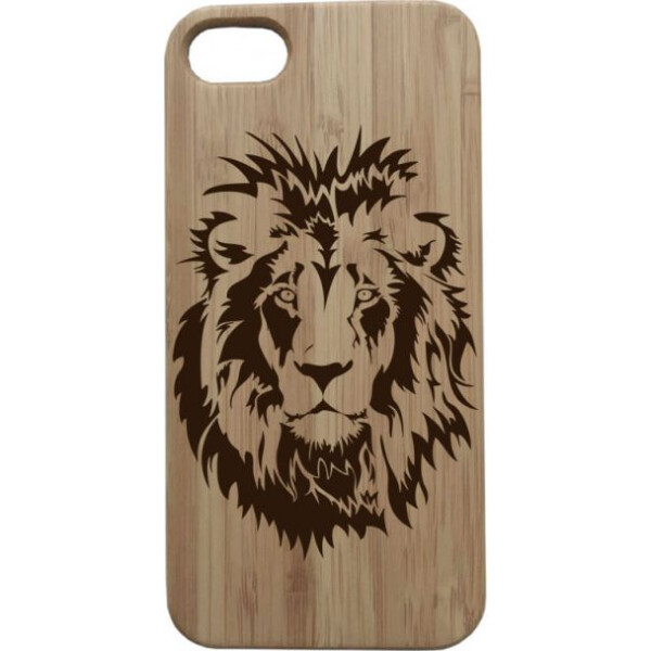 

деревянный SkinWood Сандал для iPhone 8 с дизайнерской гравировкой Льва