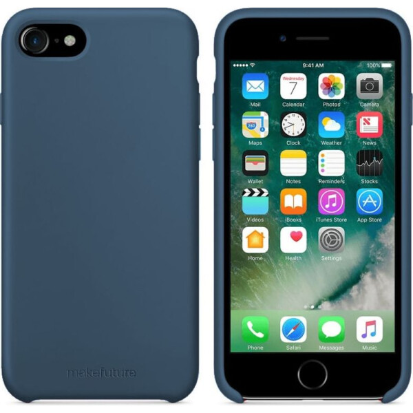 

Кейс MakeFuture Silicone Apple iPhone 8 Blue