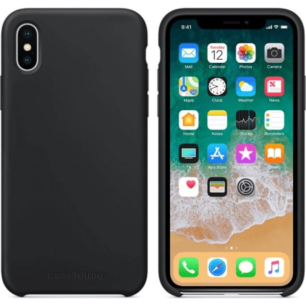 

Кейс MakeFuture Silicone Apple iPhone X Black