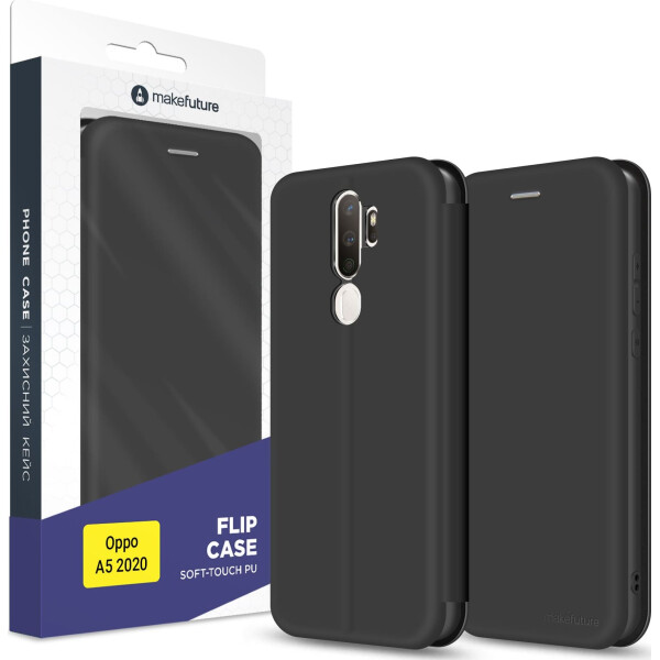 

Чехол-книжка MakeFuture Flip Case Oppo A5 (2020) Black