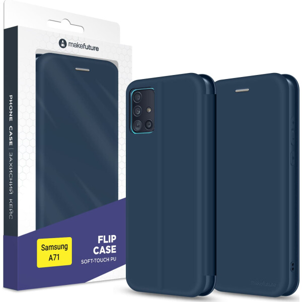

Чехол-книжка MakeFuture Flip Case Samsung A71 Blue