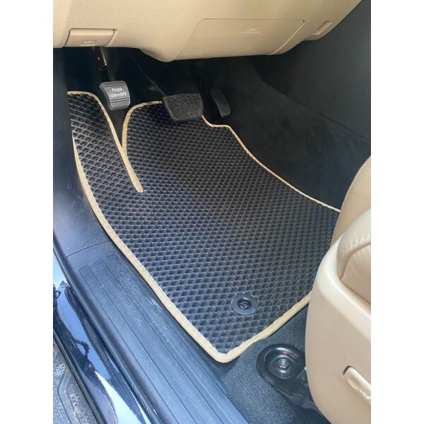 

Полиуретановые коврики 3 ряда (EVA, черные) Средний ряд - проход для Toyota Sequoia