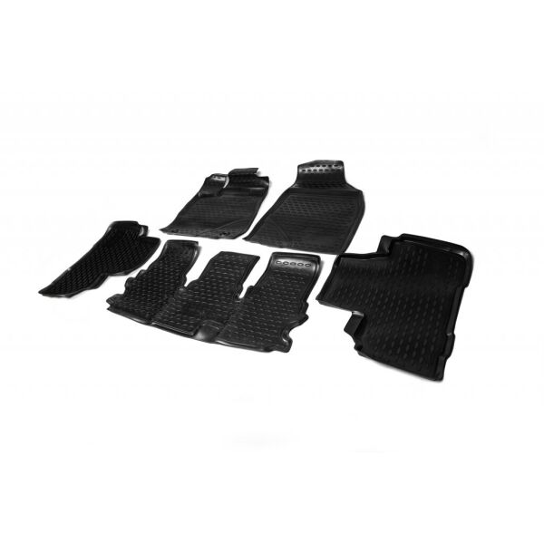 

Резиновые коврики 3D в салон (5 шт, Novline) для Toyota Highlander 2014-2019 гг.