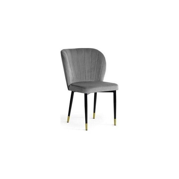 

Стул ATREVE SHELLY VELVET Серый (001608)