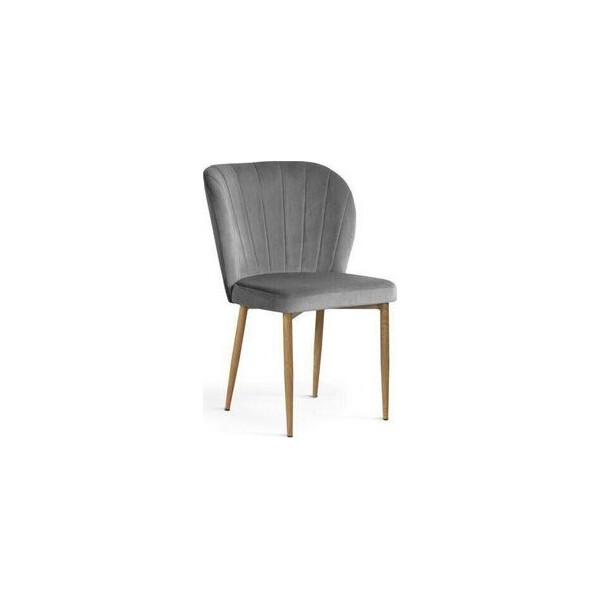 

Стул ATREVE SHELLY VELVET Серый (001609)