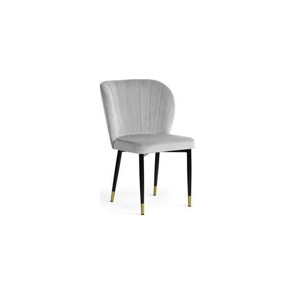 

Стул ATREVE SHELLY VELVET Серебристый (001604)