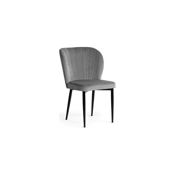 

Стул ATREVE SHELLY VELVET Серый (001607)