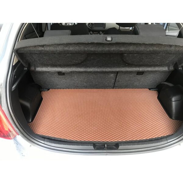 

Коврик багажника (EVA, кирпичный) для Toyota Yaris 2010-2020 гг.