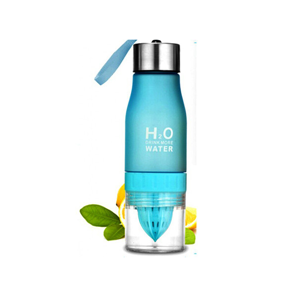 

Спортивная бутылка-соковыжималка H2O water bottle Blue (987351)