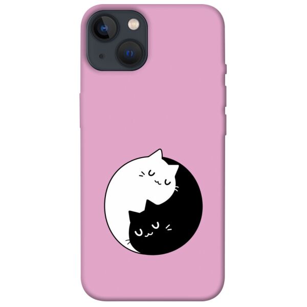 

Чехол itsPrint Коты инь-янь для Apple iPhone 13 (6.1")