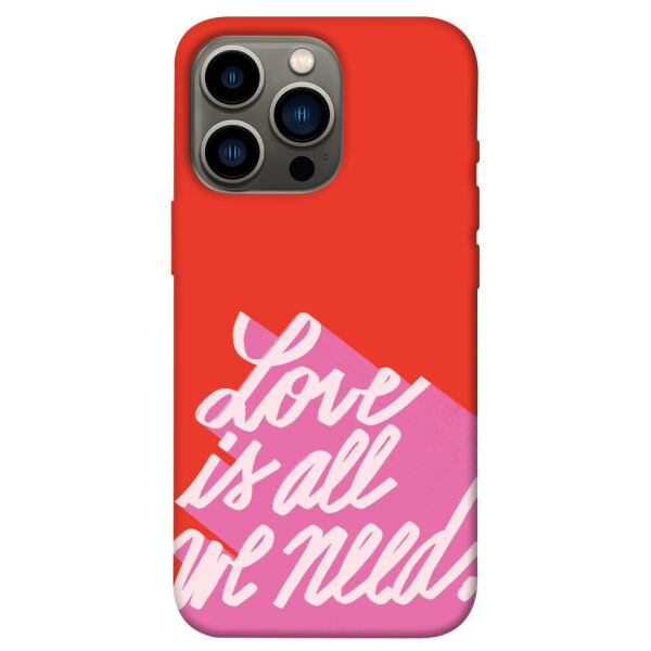 

Чехол itsPrint Love is all need для Apple iPhone 13 Pro (6.1")