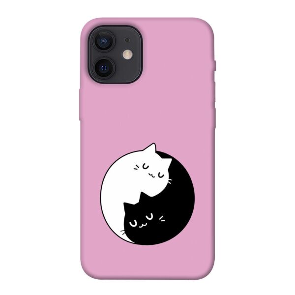 

Чехол itsPrint Коты инь-янь для Apple iPhone 12 mini (5.4")